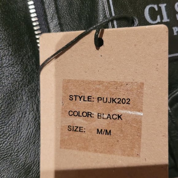 NWT CI Sono Premium women’s faux leather Jacket -size medium - Picture 11 of 11